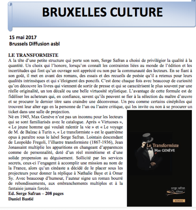 Bruxelles Culture Tr